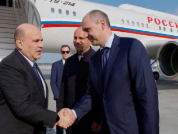 Председатель Правительства РФ Михаил Мишустин прибыл на Средний Урал для участия в международной выставке ИННОПРОМ